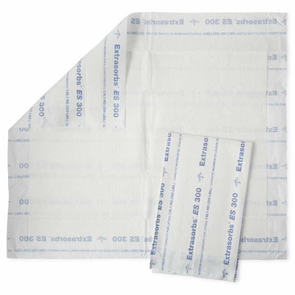 Medline Extrasorbs Extra Strength Disposable Drypad Underpads, 30" x 36"