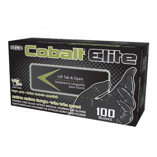 Cobalt Elite Black Nitrile Examination Gloves