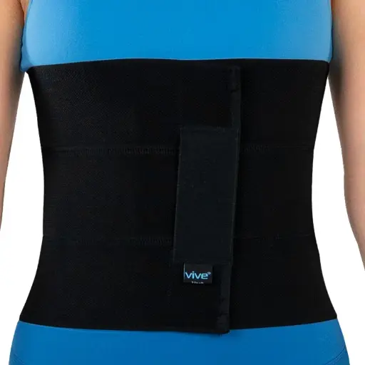 [SUP3013BLKXL3P] Vive Abdominal Binder 3 Panel (X-Large) 58” - 70”
