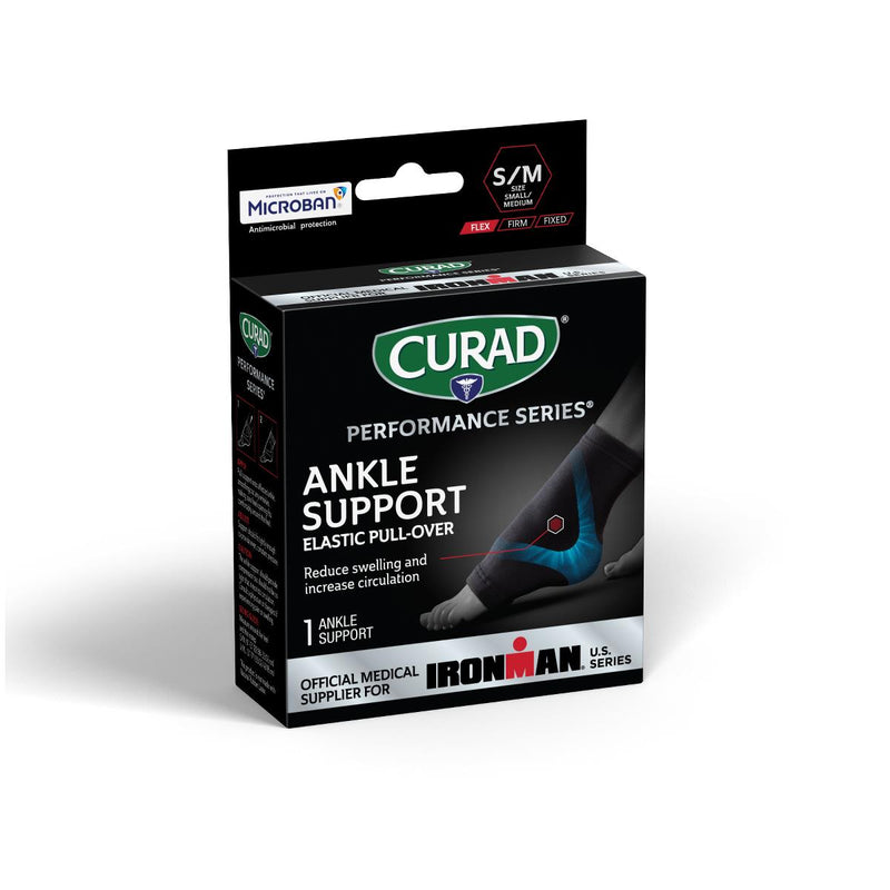 CURAD Performance Series IRONMAN Elastic Pull-Over Ankle Support