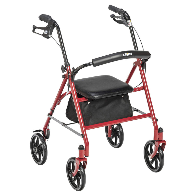 4 Wheel Rollator with 7.5" Casters and Basket