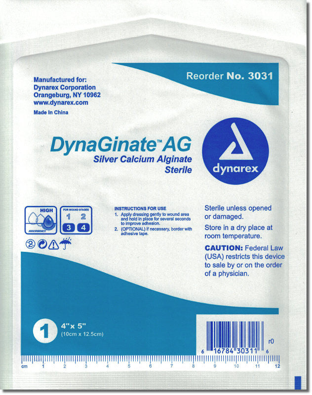 Dynaginate AG Silver Calcium Alginate Dressing