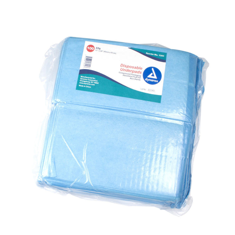 Small Disposable Underpads - 17" x 24"