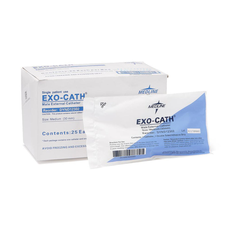 Exo-Cath 100% Silicone Male External Catheters