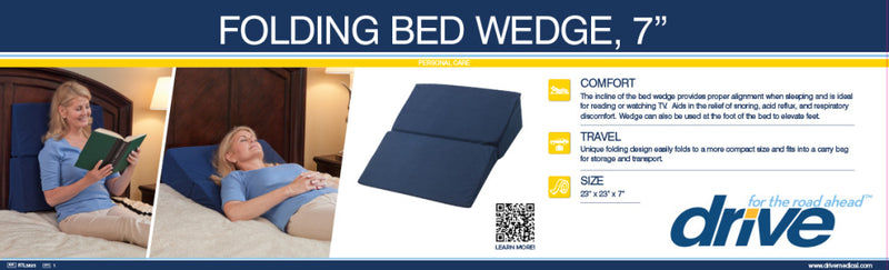 Folding Bed Wedge 7"