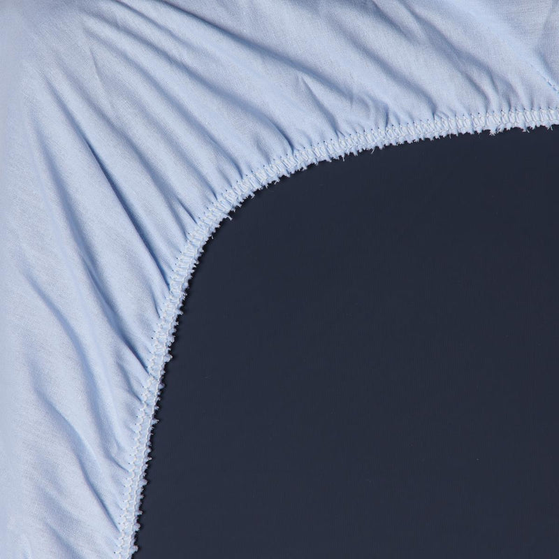 Color Infused Percale Contour Sheets, BLUE