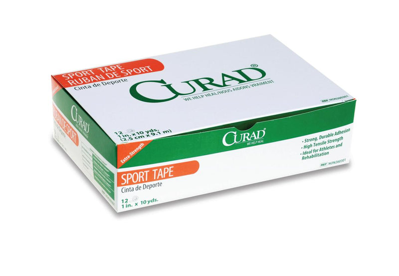 CURAD Ortho-Porous Sports Adhesive Tape, 3"X10YD, Latex-FREE