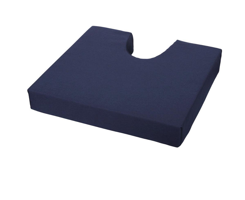 Pressure Redistribution Foam Cushion with Coccyx Cutout