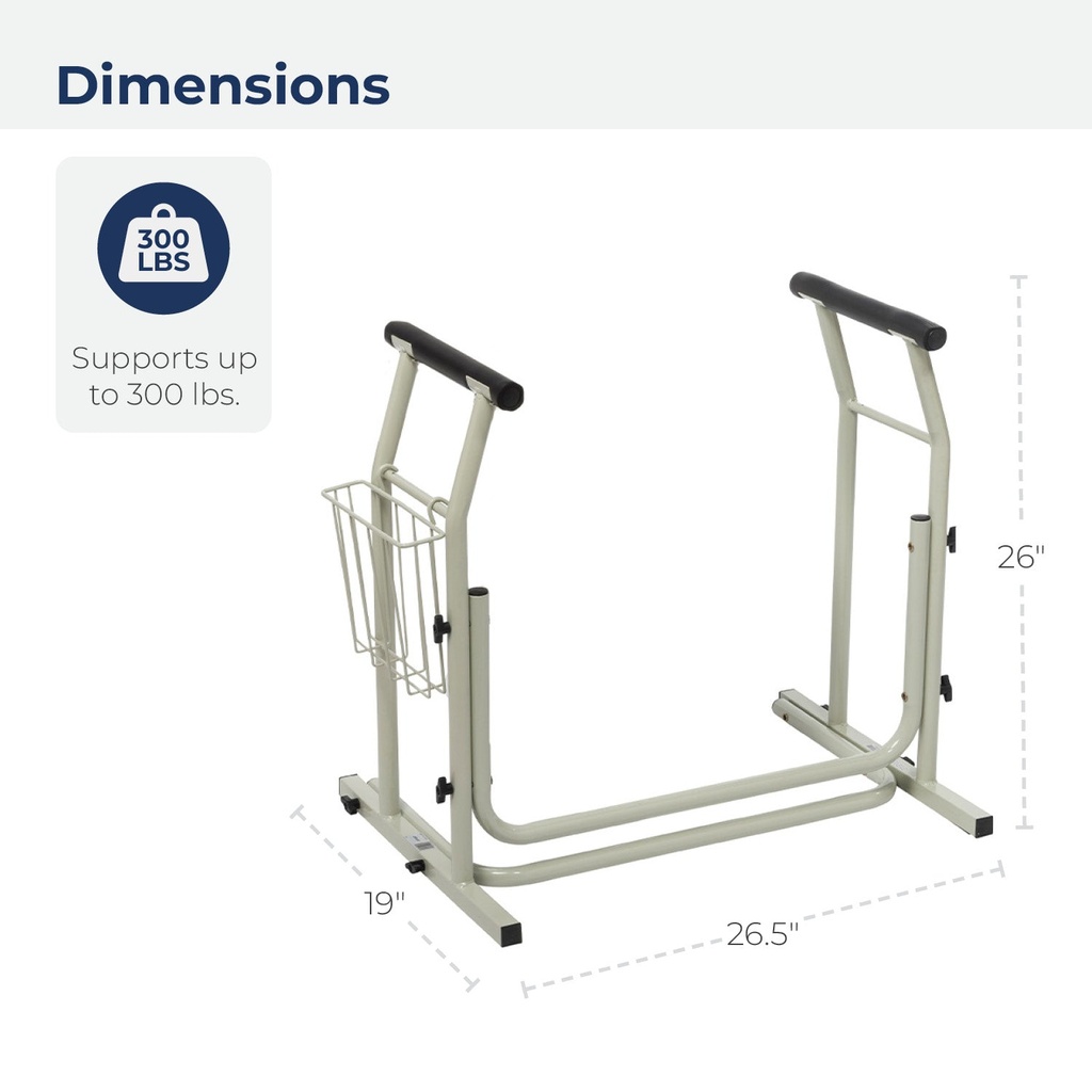 Free-standing Toilet Safety Rail