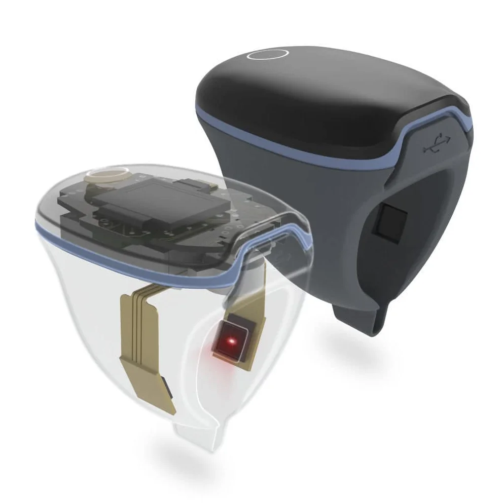 O2Ring Continuous Wearable Oxygen Monitor (Pulse Oximeter)