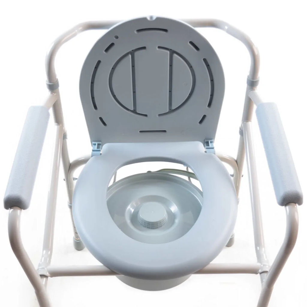 Folding Steel Commode