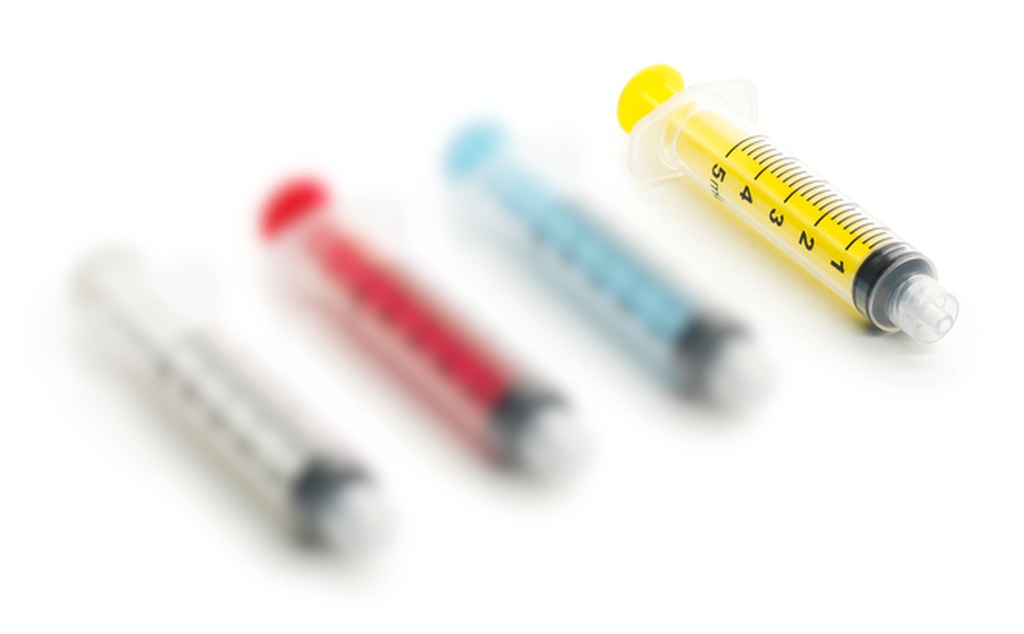 CanalPro Color Syringes Yellow, 5 ml, 50 / Box