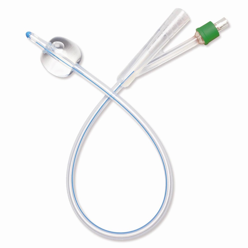Medline Select Silicone Foley Catheter - 14Fr 10ML 2-WAY Box of 10 