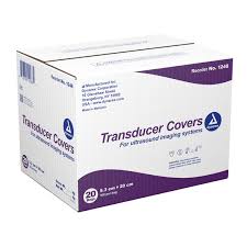 Dynarex Endo-Cavity Transducer Probe Covers, Latex, 100 / Box