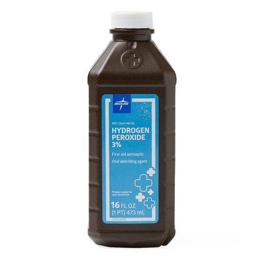 [MDS098001Z] Hydrogen Peroxide, 16oz Bottle