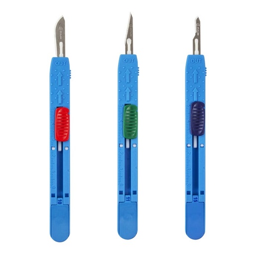 [4161] Dynarex Medicut™ Safety Scalpels Sterile #11