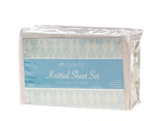[MDTDEALERPK2] Medline Soft-Fit Knitted Sheet Set