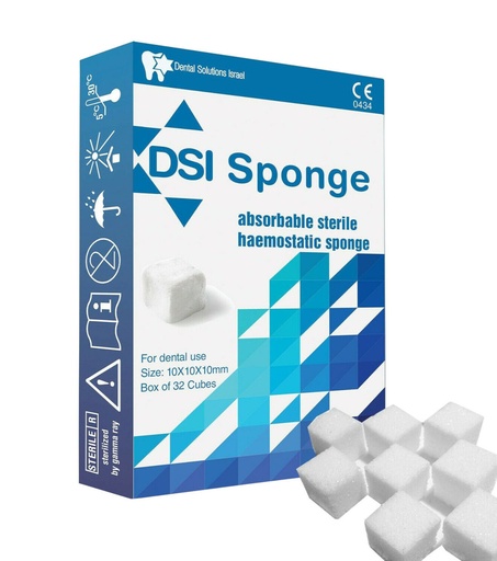[DSP-32] DSI Hemostatic Sponge, Blister Pack, 32 / Box