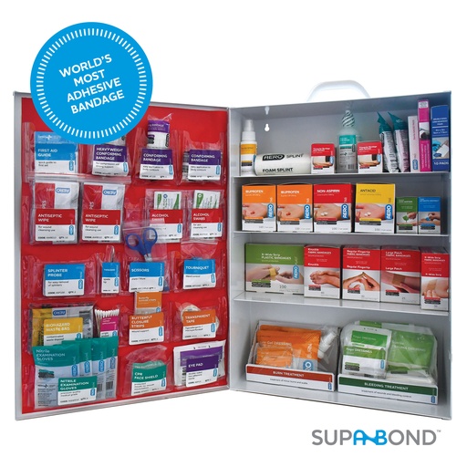 [SF150BT] Aero SUREFILL150 Series 4-Shelf First Aid Cabinet ANSI 2021 - 1 KIT (No Meds)