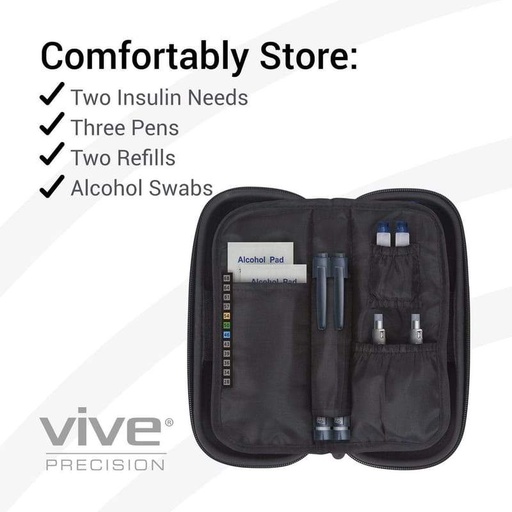 [DMD1040GRY] Vive Insulin Travel Case 8.5 X 4.25