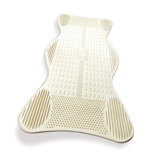 [785-500] AquaSense Bath Mat, 39x16", White
