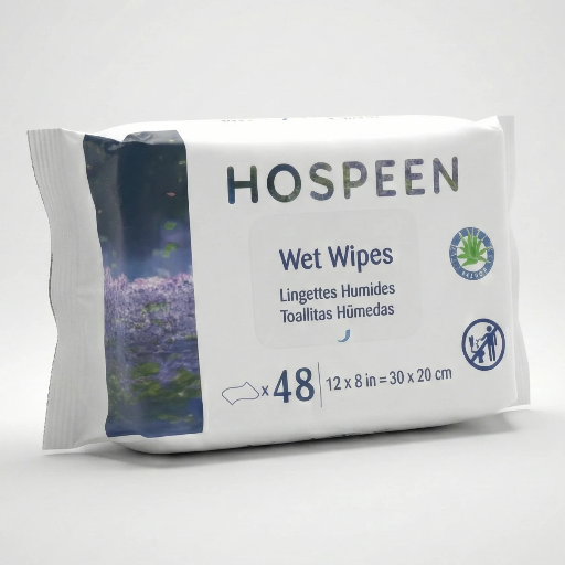 [HAWWP48A] HOSPEEN Adult Wet Wipes Pro, 48 / Bag