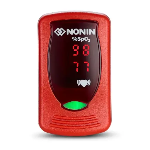 [8340-002] Nonin Onyx Vantage 9590 Fingertip Pulse Oximeter - RED